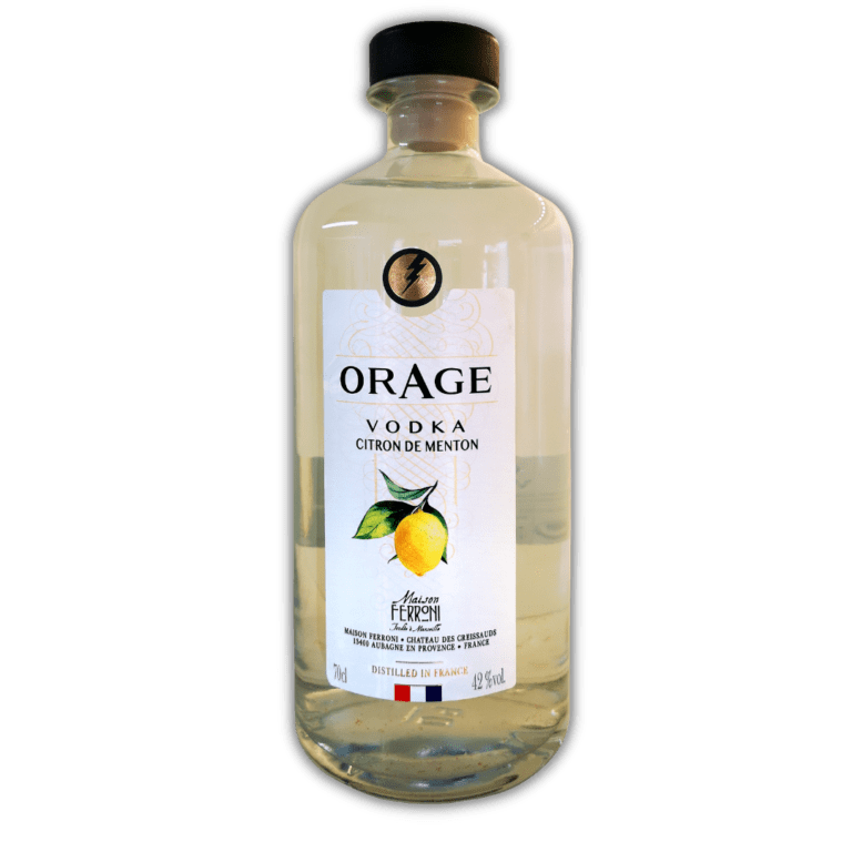 Orage Vodka Citron de Menton Ferroni